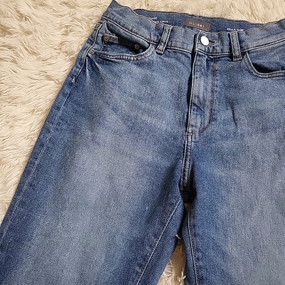 DL1961 Bella Slim High Rise Vintage Blue Jeans Denim - Canal - 25 - Picture 10 of 16